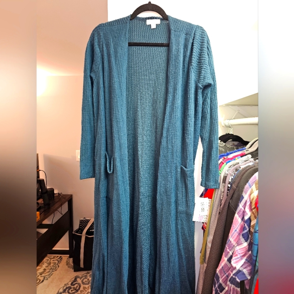 LulaRoe Sarah Long Cardigan - Size M